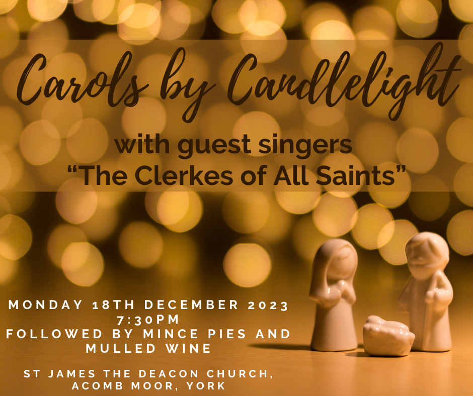 Carols by Candlelight – Monday 18th December, 7:30pm