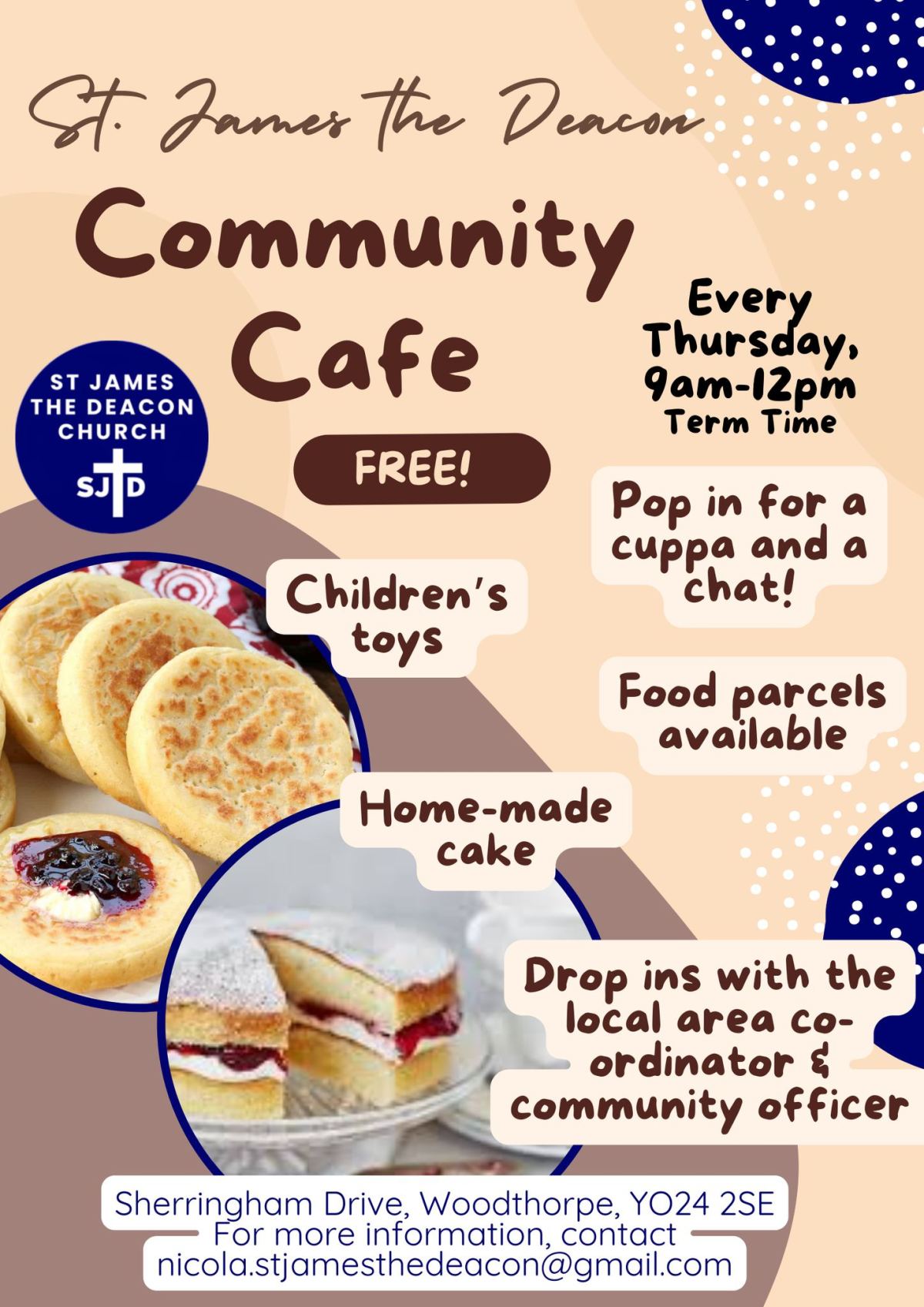 Community Cafe: Upcoming dates
